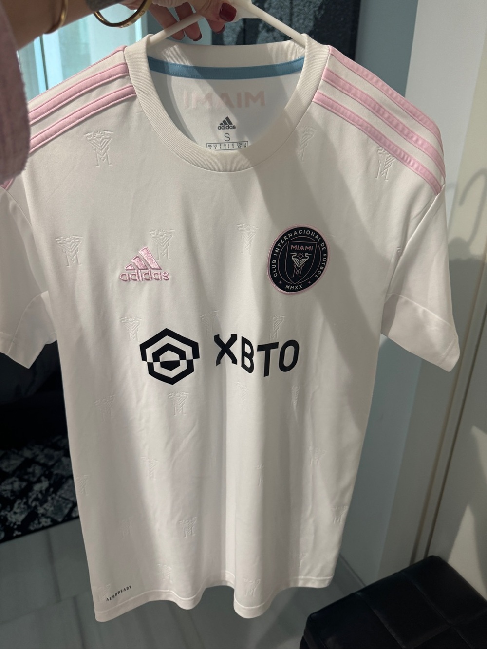 Adidas Inter Miami Jersey - White/Pink